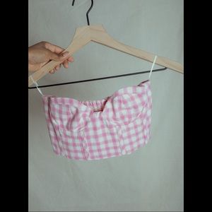 Zara Strapless Sweetheart Top Size XS